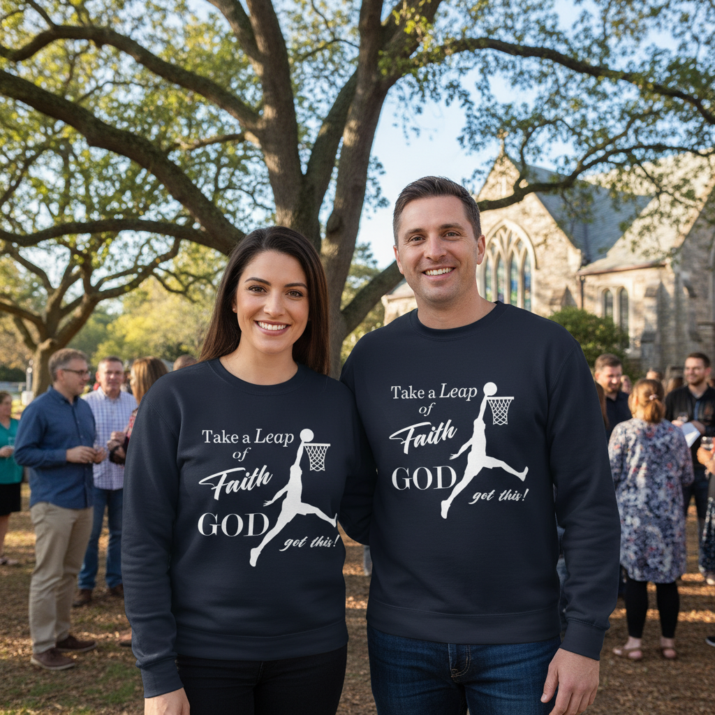 "Leap of Faith" - Unisex Premium Sweatshirt
