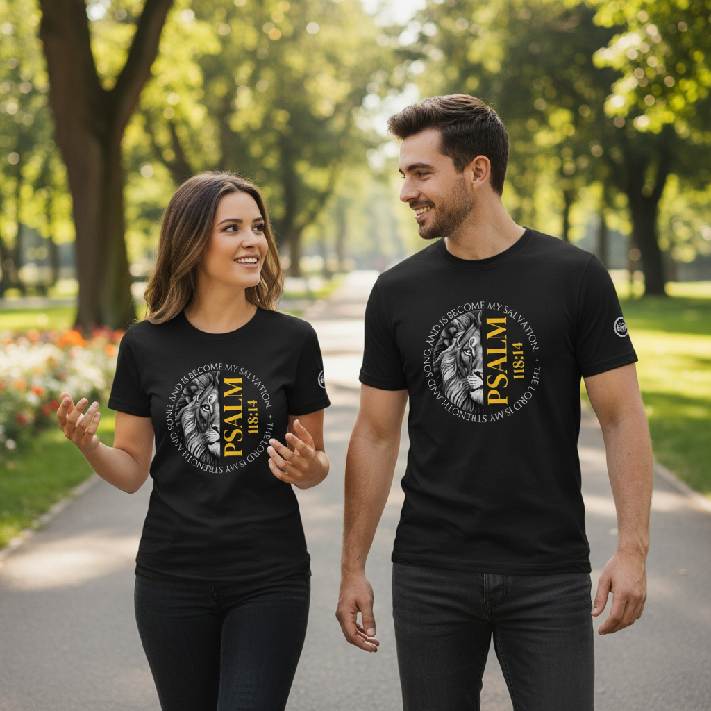 "The Lord is My Strength & Song" - Unisex Premium T-shirt