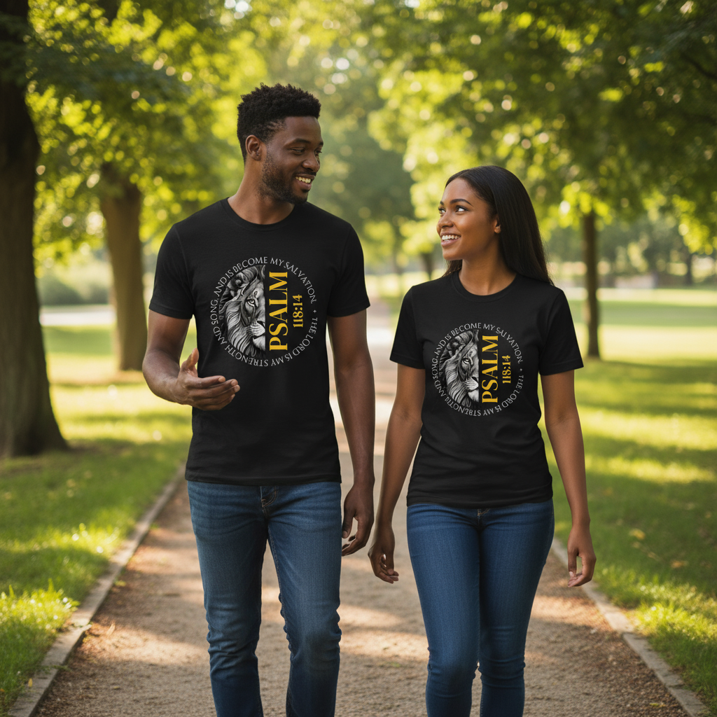 "The Lord is My Strength & Song" - Unisex Premium T-shirt