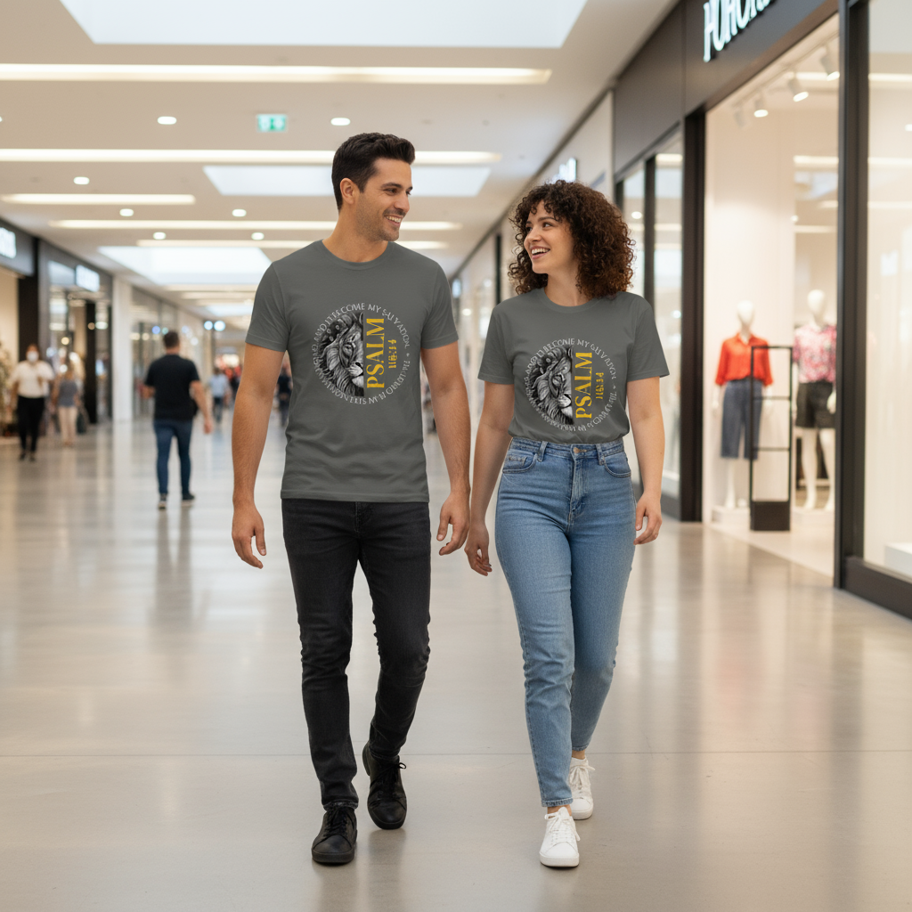 "The Lord is My Strength & Song" - Unisex Premium T-shirt