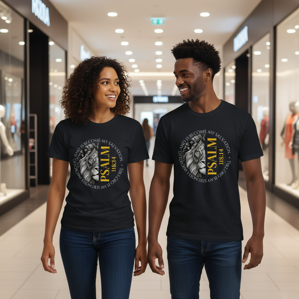 "The Lord is My Strength & Song" - Unisex Premium T-shirt