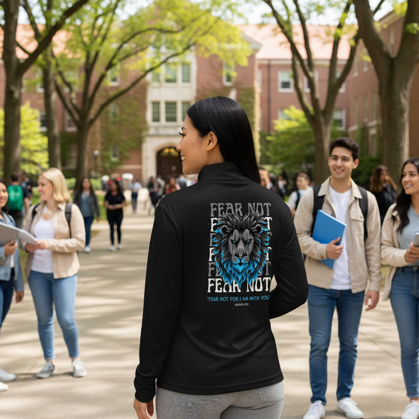 God Speak's - "Fear Not" - Unisex Lightweight Quarter-zip
