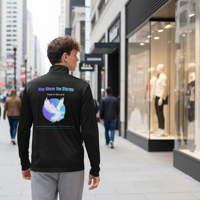 God Speak's - "Soar"- Lightweight Quarter-zip Pullover