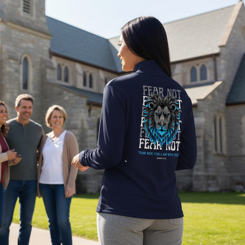 God Speak's - "Fear Not" - Unisex Lightweight Quarter-zip