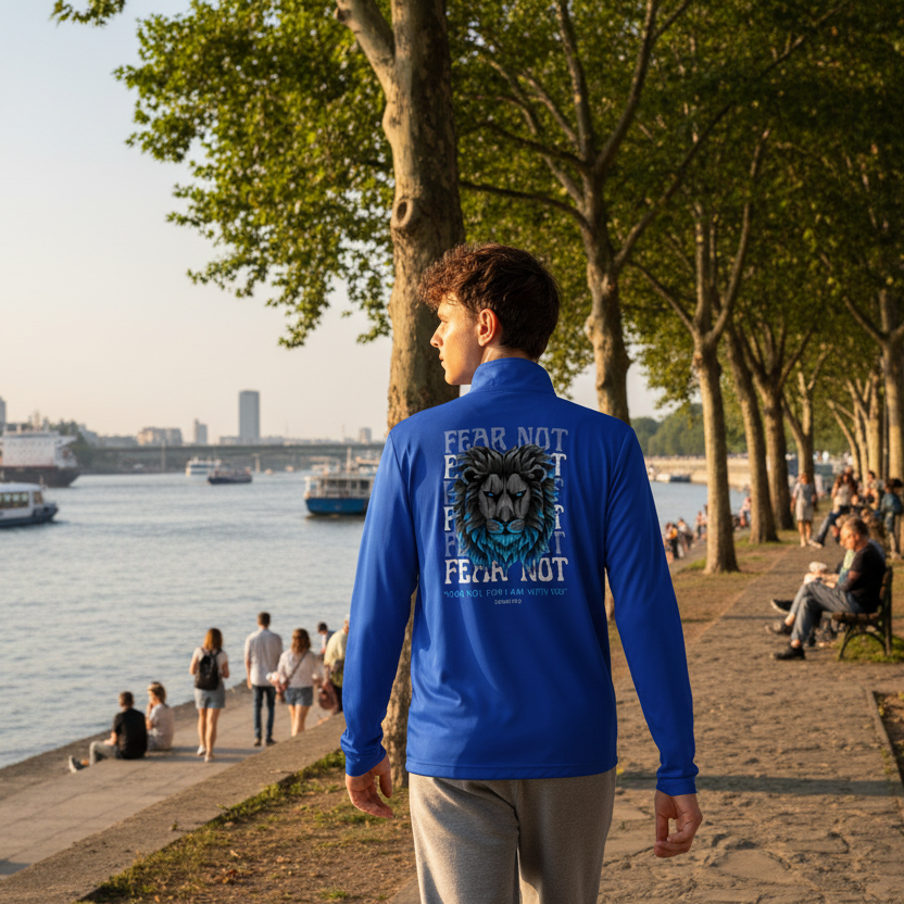 God Speak's - "Fear Not" - Unisex Lightweight Quarter-zip