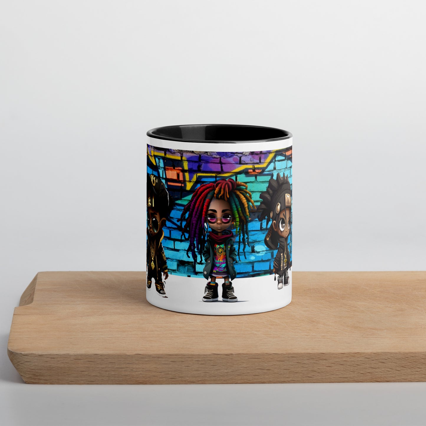 Gangster "4" God - Mug with Color Inside