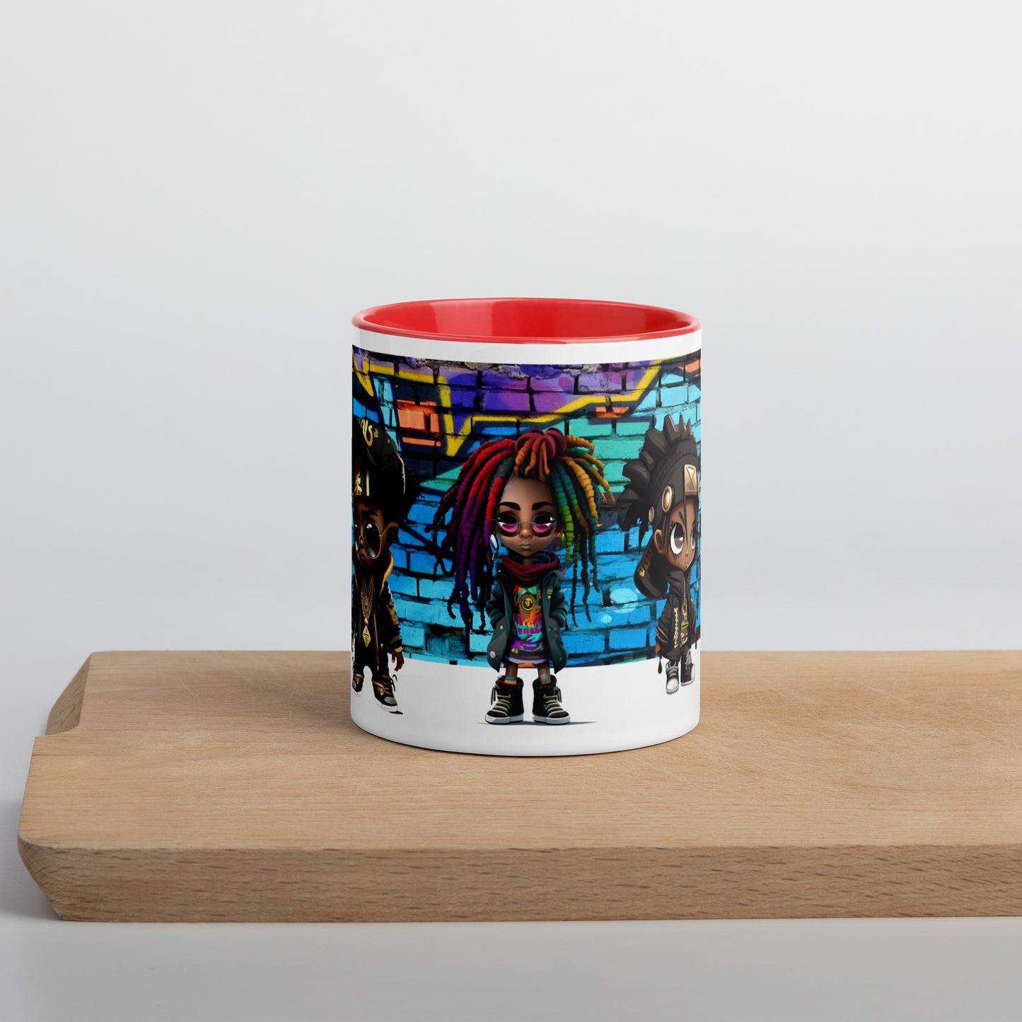 Gangster "4" God - Mug with Color Inside