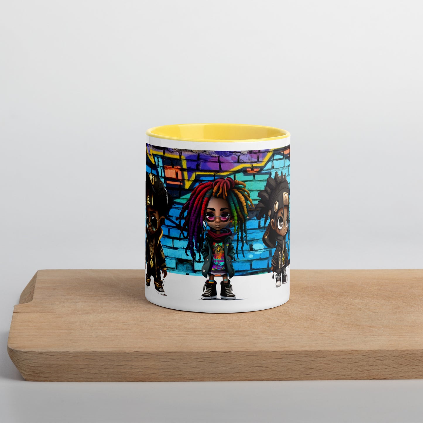Gangster "4" God - Mug with Color Inside