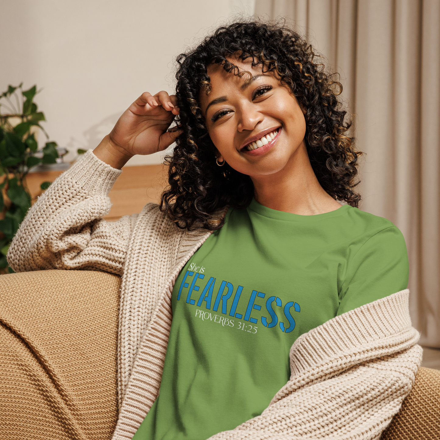 "She is Fearless" - Women's Relaxed T-Shirt