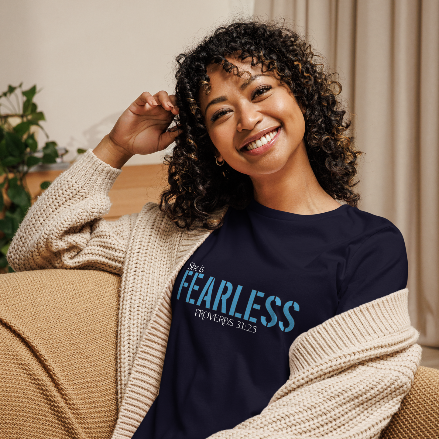 "She is Fearless" - Women's Relaxed T-Shirt