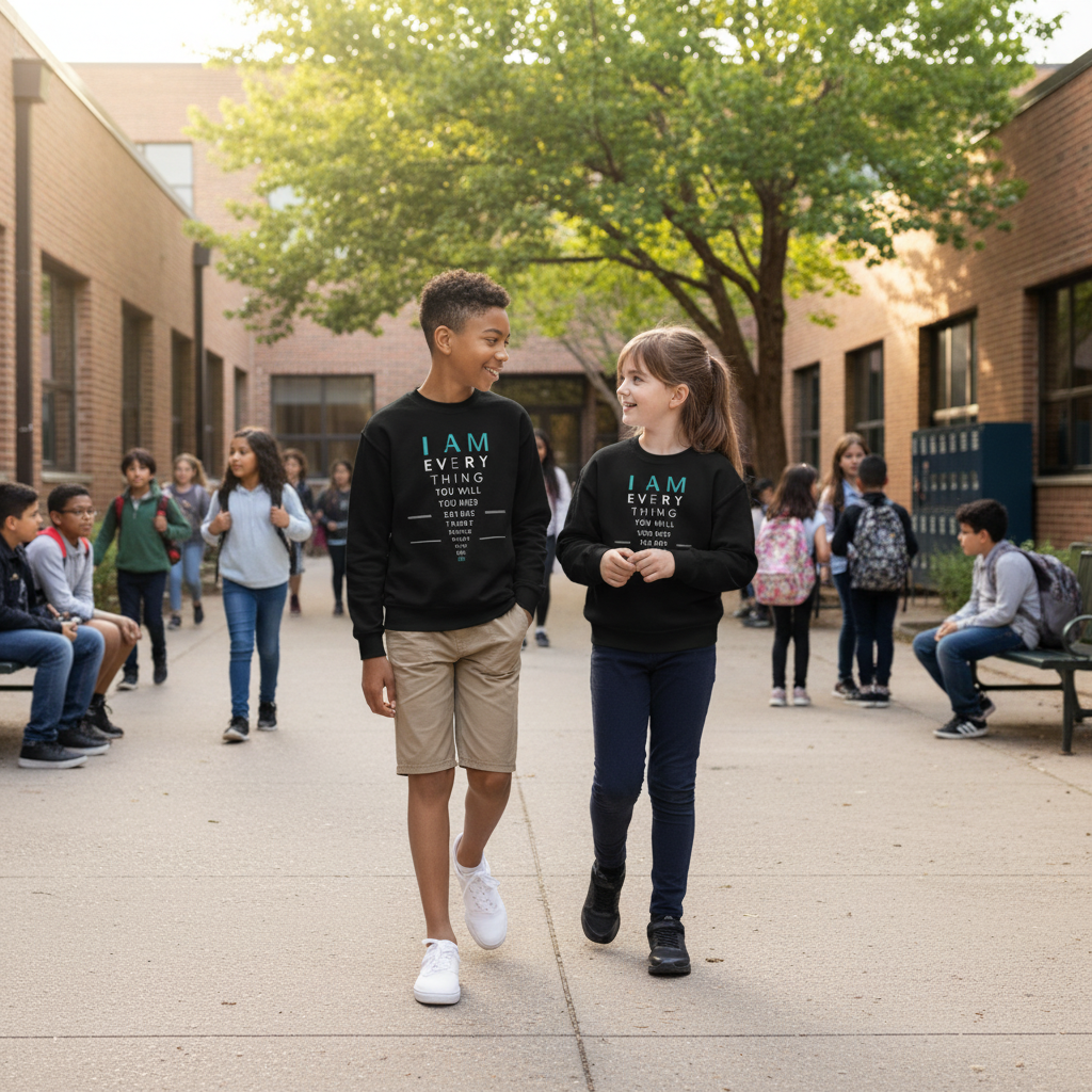 "Spiritual Sight" - Youth Crewneck Sweatshirt